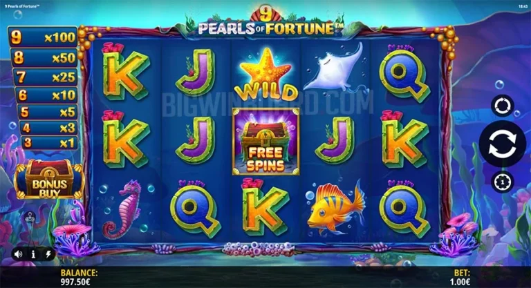 Where to Play 9 Pearls of Fortune Slot?